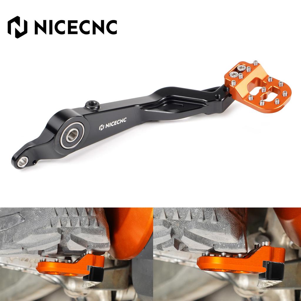 For KTM 390 250 Adventure 2020-2024 Adjustable Rear Brake Pedal Lever Step Tip Plate 390 Adventure 250 Adventure 2021 2022 2023