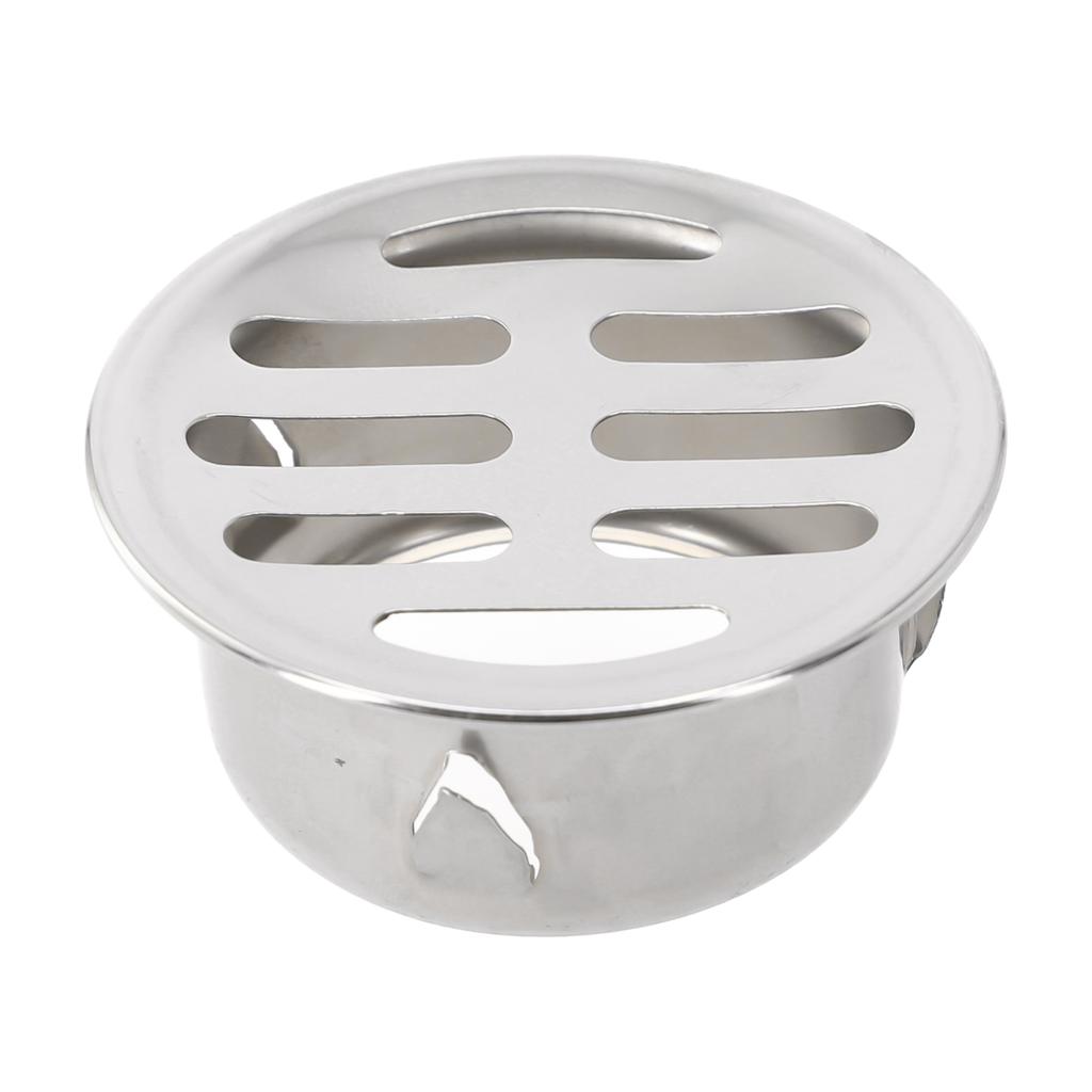50-200mm Floor Drain Stainless Steel Balcony Drainage Roof Round Floor Drain Cover Rain Pipe Cap Bathroom Sink Strainer