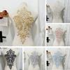 Handmade Flower Embroidery Applique Gorgeous Trim Clothing Accessories Fabric Applique Embroidery Flowers Patches