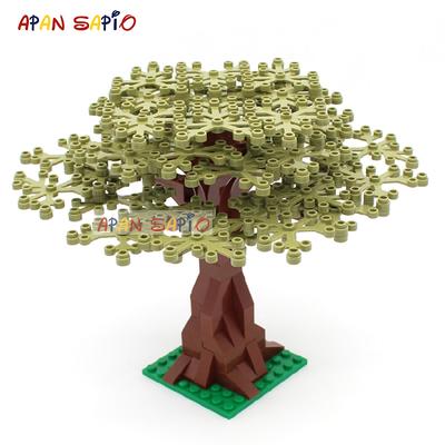 DIY Klocki Ogrodowe Rośliny Drzewo 7 Kolorów Edukacyjne Kreatywne Figurki Klocki Rozmiar Kompatybilny z Markami Zabawki dla Dzieci