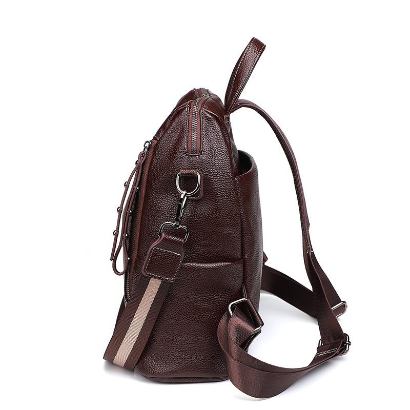 Automne et Hiver Multifonctionnel Mode Nouveau Sac à Dos Grande Capacité Style Rétro Européen et Américain Sac de Voyage Quotidien