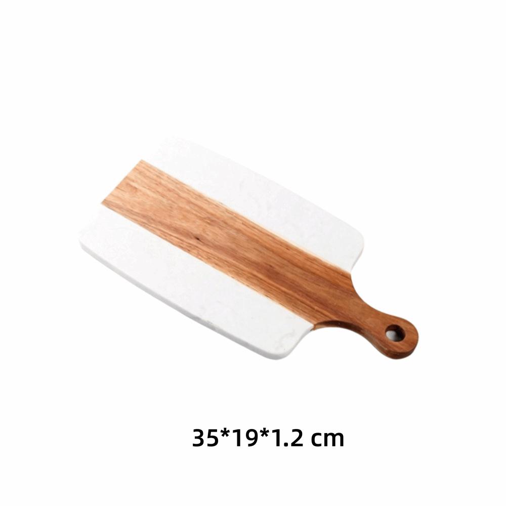 Heat-resistant Marble Wood Cutting Boards Mold-resistant Fruit Plate Preparing The Ingredients