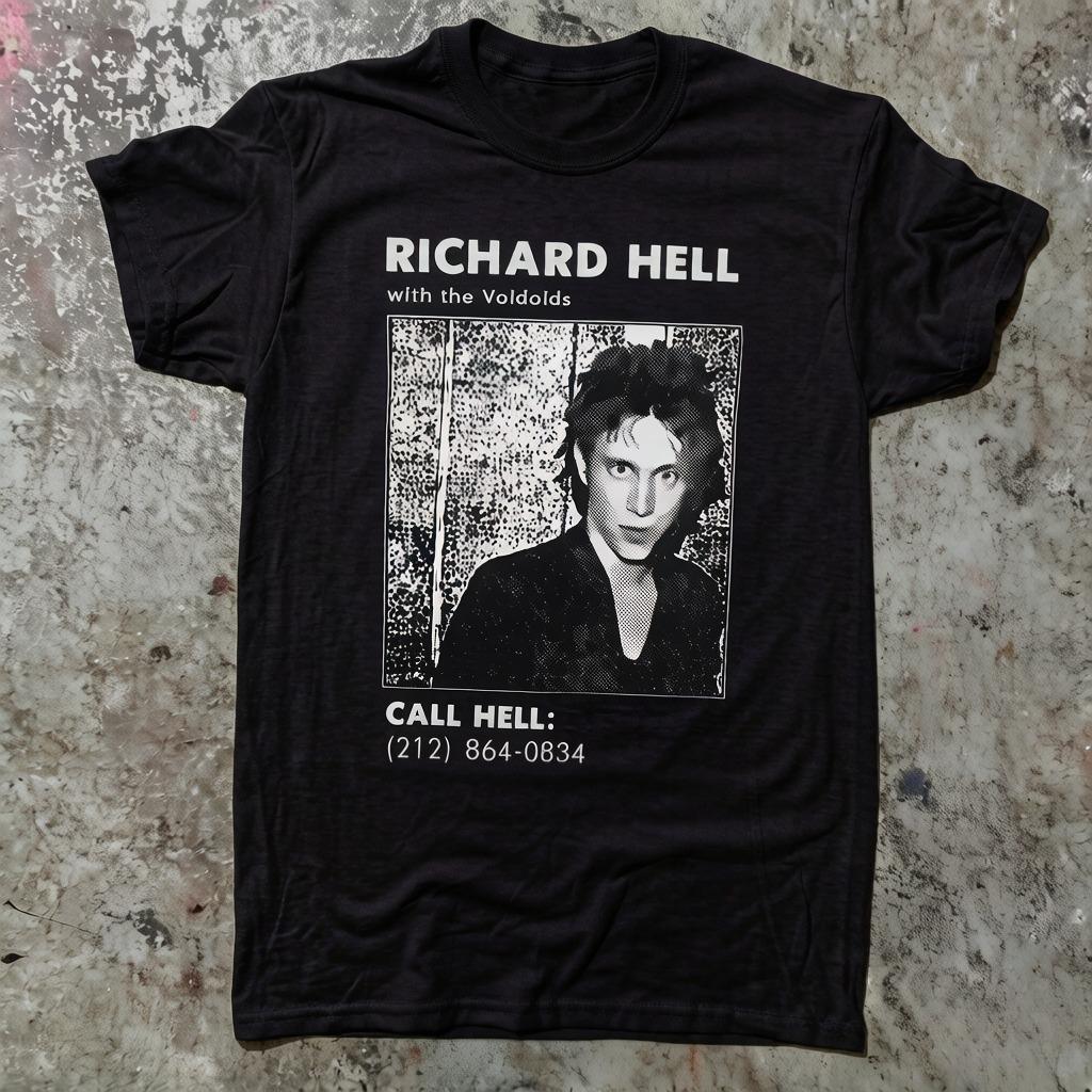 2026 Nuovo Modello Richard Hell and The Voidoids Maglietta Unisex Magliette Unisex Magliette Unisex Abbigliamento Unisex di Lusso Abbigliamento Drip