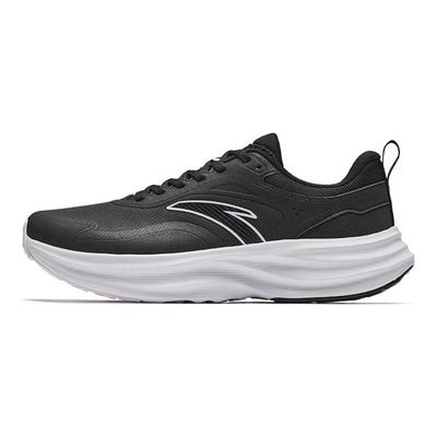 Lightweight Comfortable Simple Shock Absorption Low Top Casual Running Shoes Men Sneakers Black White 112445506-13