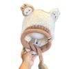 Cozy Autumn/Winter Baby Velvet Cartoon Knit Hat with Ear Protection for Girls - Super Cute and Warm