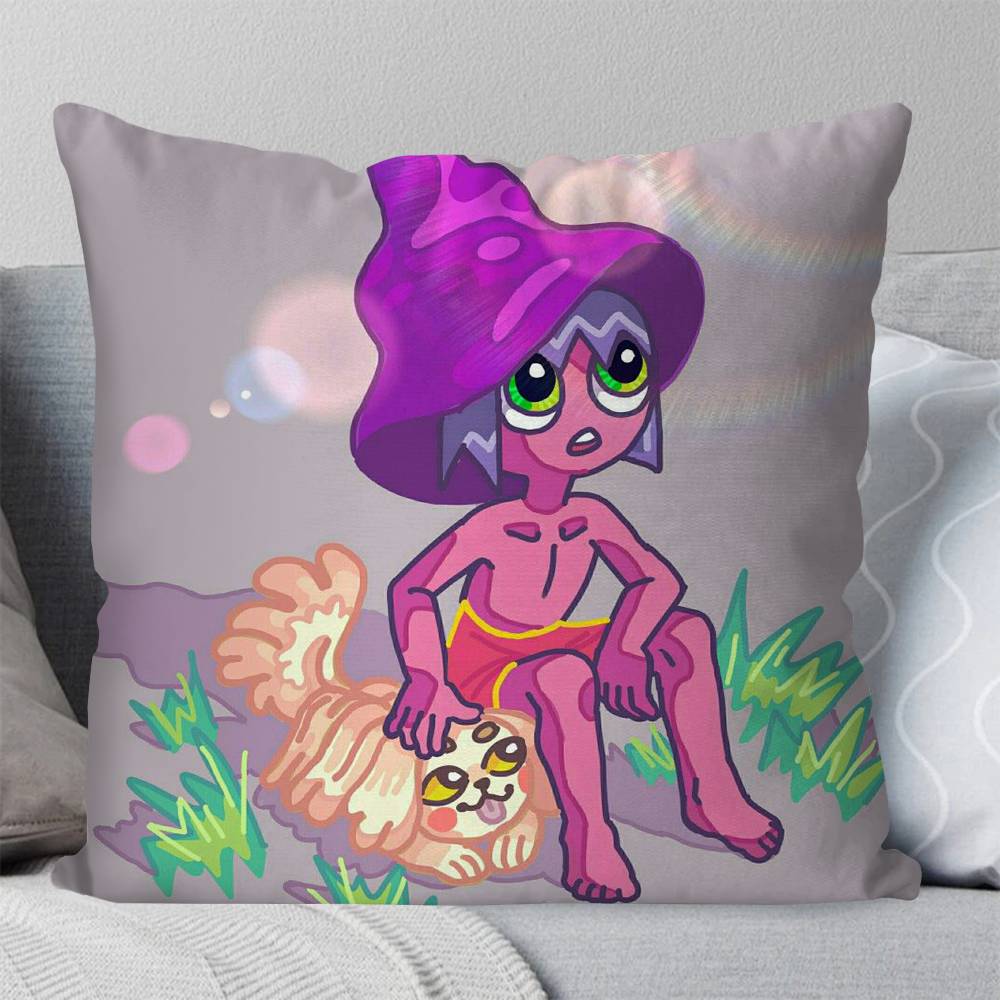 The MMidnight GGospel Anime Pillow Case Fashion Square Pillowcase Bedroom Sofa Room Ins Decoration Leisure