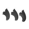 3Pcs/Set Surfboard Fin PVC Fiberglass Longboard Ocean Broad Thruster Fins Surf Accessories