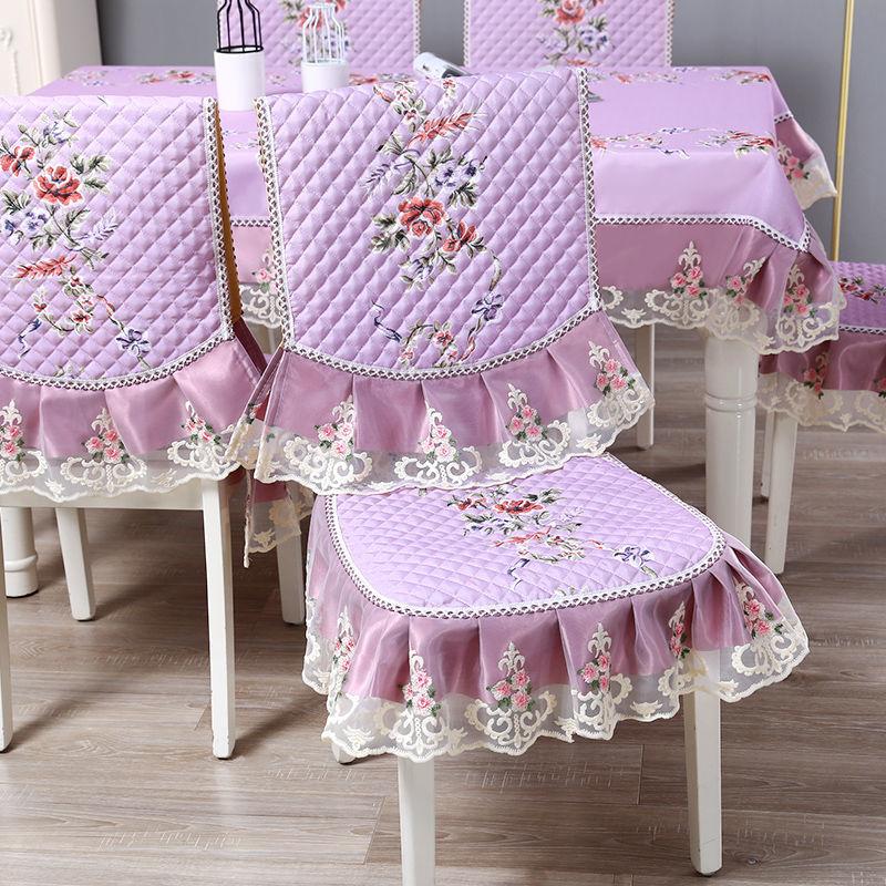 

Чехлы на обеденные стулья, домашняя антигрязная подушка, европейский жаккардовый чехол на стул, подушка для домашнего стула, универсальный домашний декор chair cover 1set