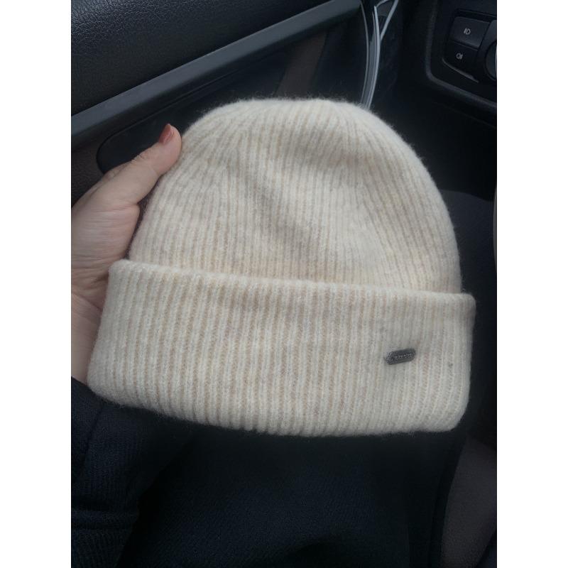 

Single Autumn and Winter Warm New Face Look Small Thickened and Enlarged Woolen Cap for Men and Women Cold Cap Knitted Cap M（56-58cm）