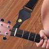 Miwaye Guitar Neck Strap Guitar Leather Strap Holder Button Safe Lock for Ukulele Bass Acoustic Guitar Accessories