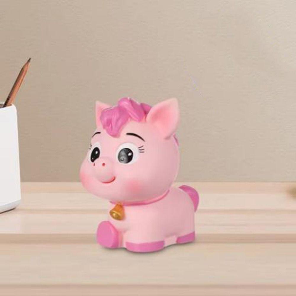 Good Luck Horse Money Jar Unbreakable Piggy Money Box Durable Coin Saving Box  Birthday Gift