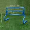 Ostacolo Pieghevole Attrezzatura Regolabile per Allenamento Calcio Pallone da Calcio Accessorio per Allenamento Agilità Telaio Rimovibile per Barriera da Calcio