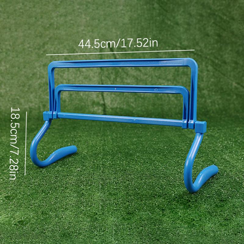 Ostacolo Pieghevole Attrezzatura Regolabile per Allenamento Calcio Pallone da Calcio Accessorio per Allenamento Agilità Telaio Rimovibile per Barriera da Calcio