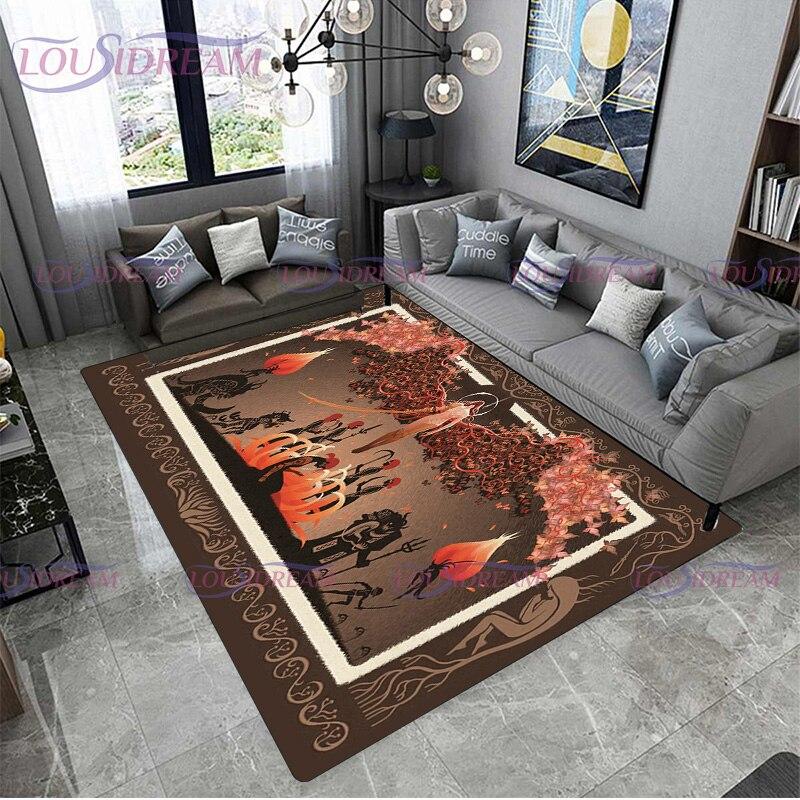 Covor modern Elden Ring pentru zonă Ranni The Witch Covor cu imprimeu Covoare moi pentru sufragerie pentru dormitor ușă podea scaun covoraș cadou pentru prieteni