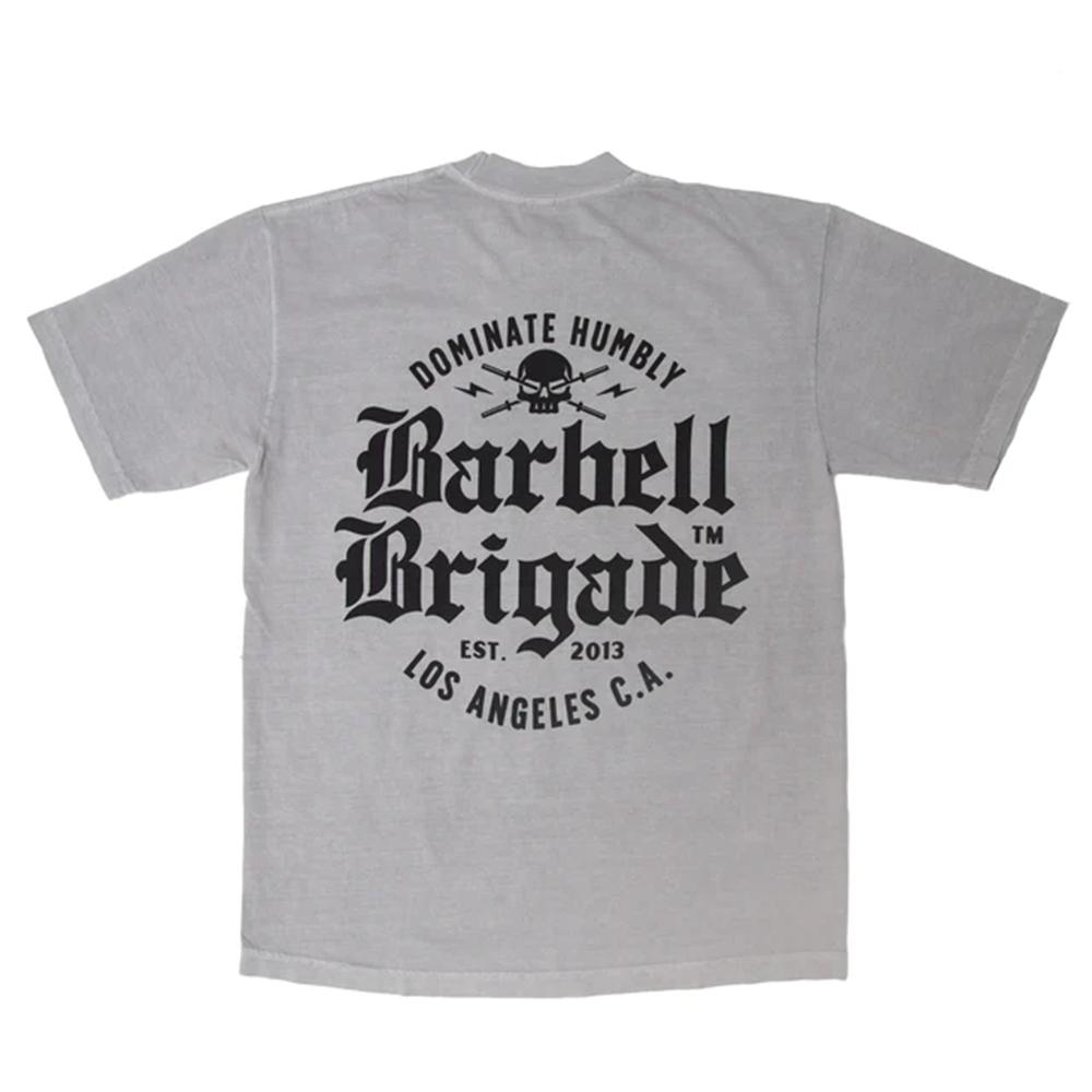 2026 New Clearance Sale BARBELL Men Running Sport Cotton Tshirt  Fitness Skull Print Shirt Summer Jogging Training Tee Tops
