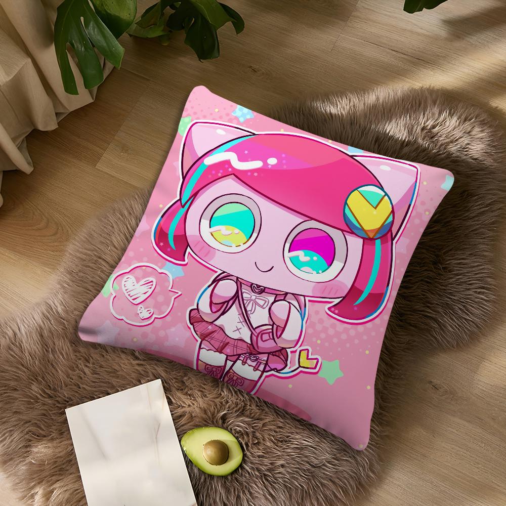 Cute P-Pepoyo Artist Producer Kawaii Music For Bedroom Car Coffee Shop Room Soft and Living Room Sofa Decorative Pillow Case