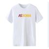 2025 Munio Rom Same Bedrucktes T-Shirt Asroma Baumwolle Herren- und Damen-T-Shirts Locker Buchstaben Sommer Fußball Hohe Qualität Tee