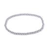 Yhpup 3/4/5/6 MM Stainless Steel Beads Daily Handmade Elastic Bracelet Bangle Waterproof Wrist Wholesale Gold Color Jewelry Men
