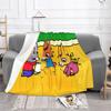 Trotro Cartoon Animation Decken Korallenfleece Plüsch Ganzjahres Niedlich Super Weich Überwurfdecken für Sofa Schlafzimmer Bettwäsche Überwürfe