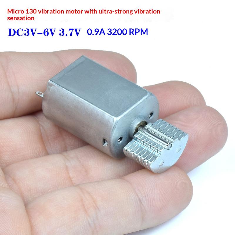 1/5Pcs Mini 130 Dc Vibration Motor Eccentric Wheel 20Mm Vibrating Motor Strong Vibration Dc3‑6V For Diy Electronic Parts