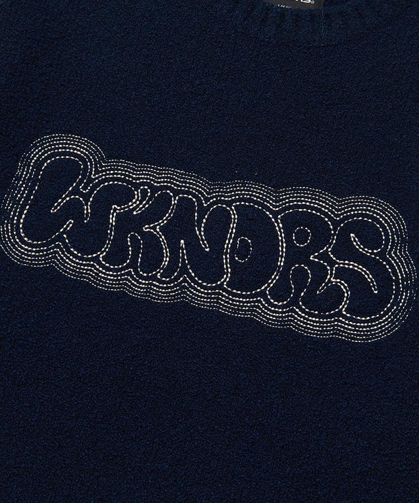 WKNDRS Logo Wool Knit Sweater (Navy)