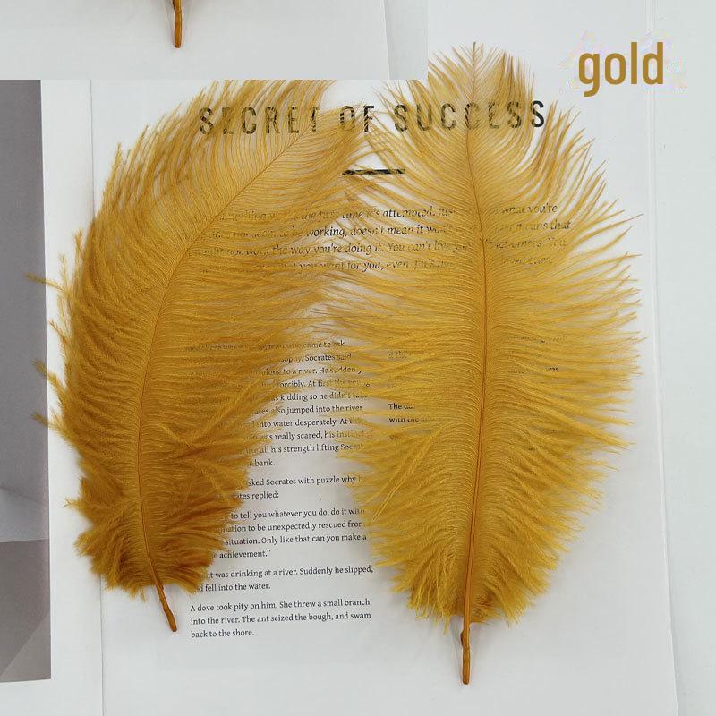 Barevné zavírače na dorty z pštrosího peří a příslušenství