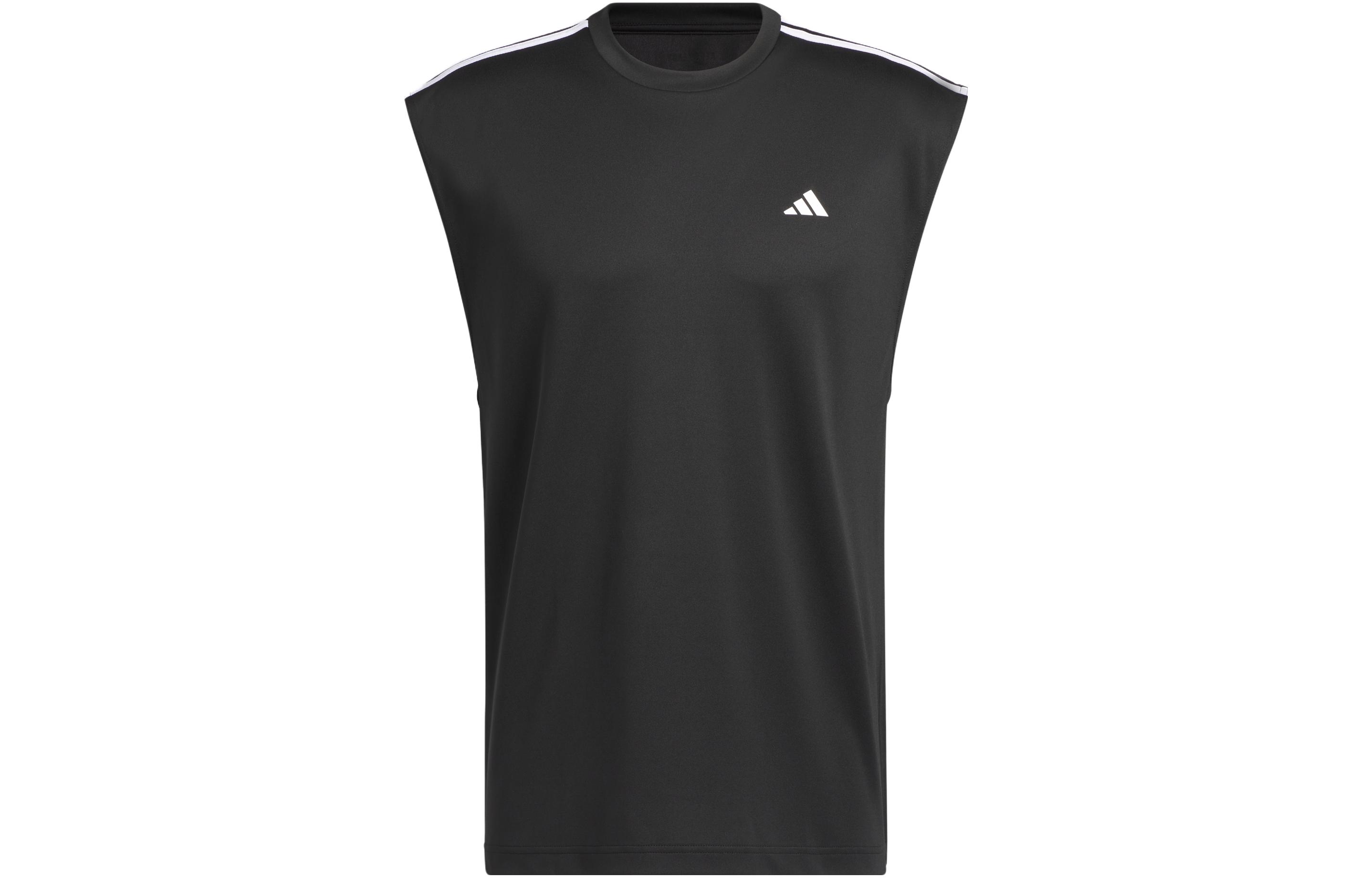 Adidas Tank Tops Men s Black Crew Neck Moderate Straight Fit IC2464 XL