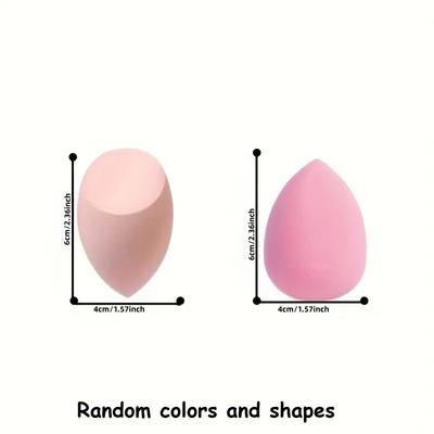 20/10pcs Soft Makeup Sponge, Wet and Dry Use, Non-Latex Sponge Powder Puff, For Liquid Foundation, Cream, Powder, and Foundation