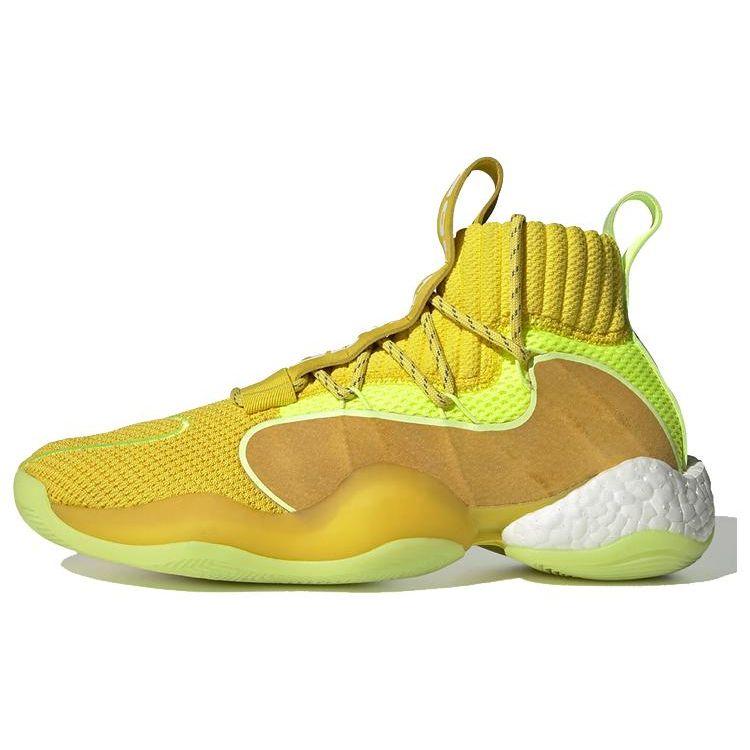 

Adidas Pharrell x Crazy BYW X Ярко-желтые кроссовки унисекс Cloud-White Solar-Yellow EG7724