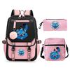 Animation Cartoon Printing High-Value Student School Bag Children'S Shoulder Backpack Pencil Bag Three-Piece Set