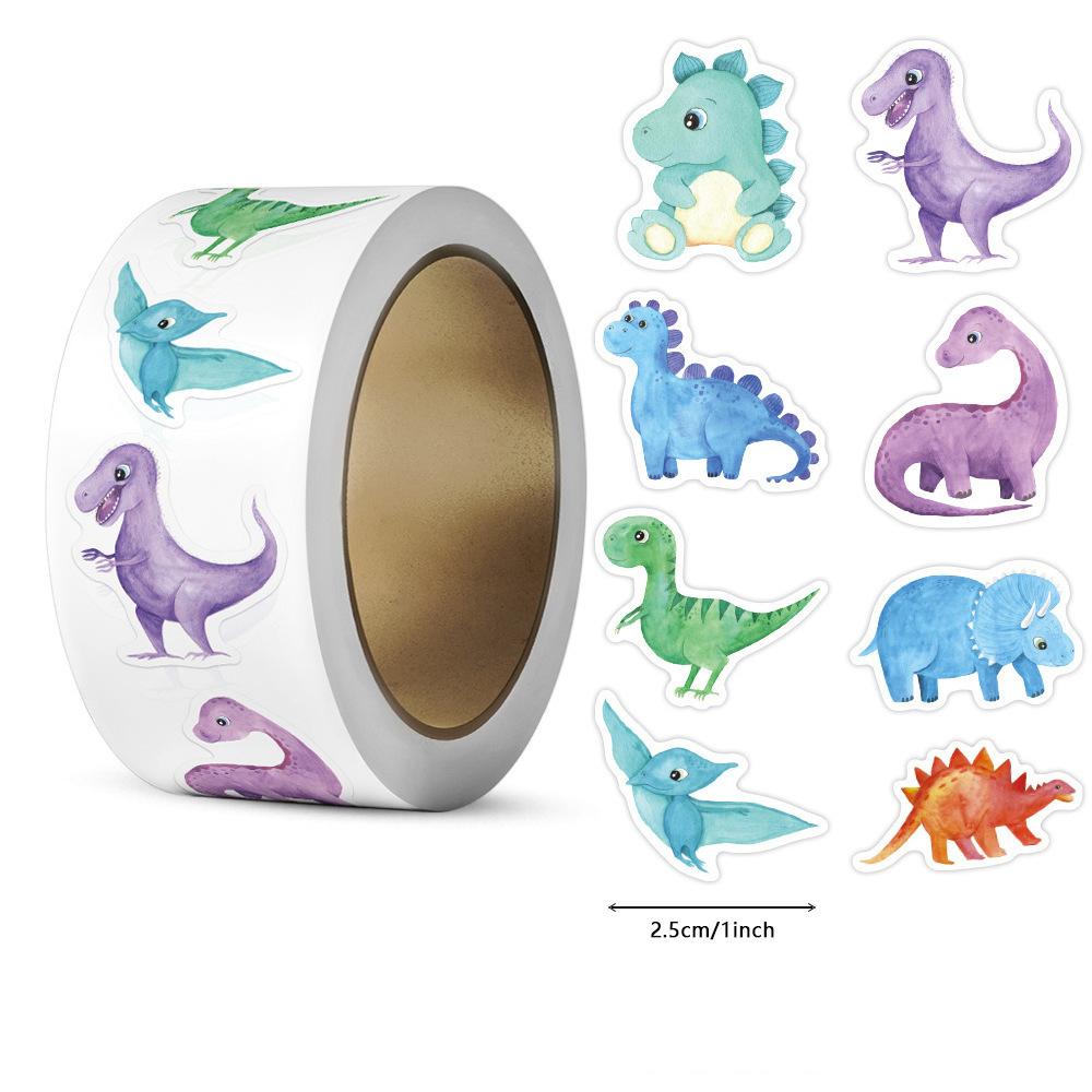 500 Stück Dinosaurier Kaninchen Aufkleber Cartoon Tier Aufkleber Lehrer Klassenzimmer Belohnungs Aufkleber Für Schulbedarf Party Dekoration