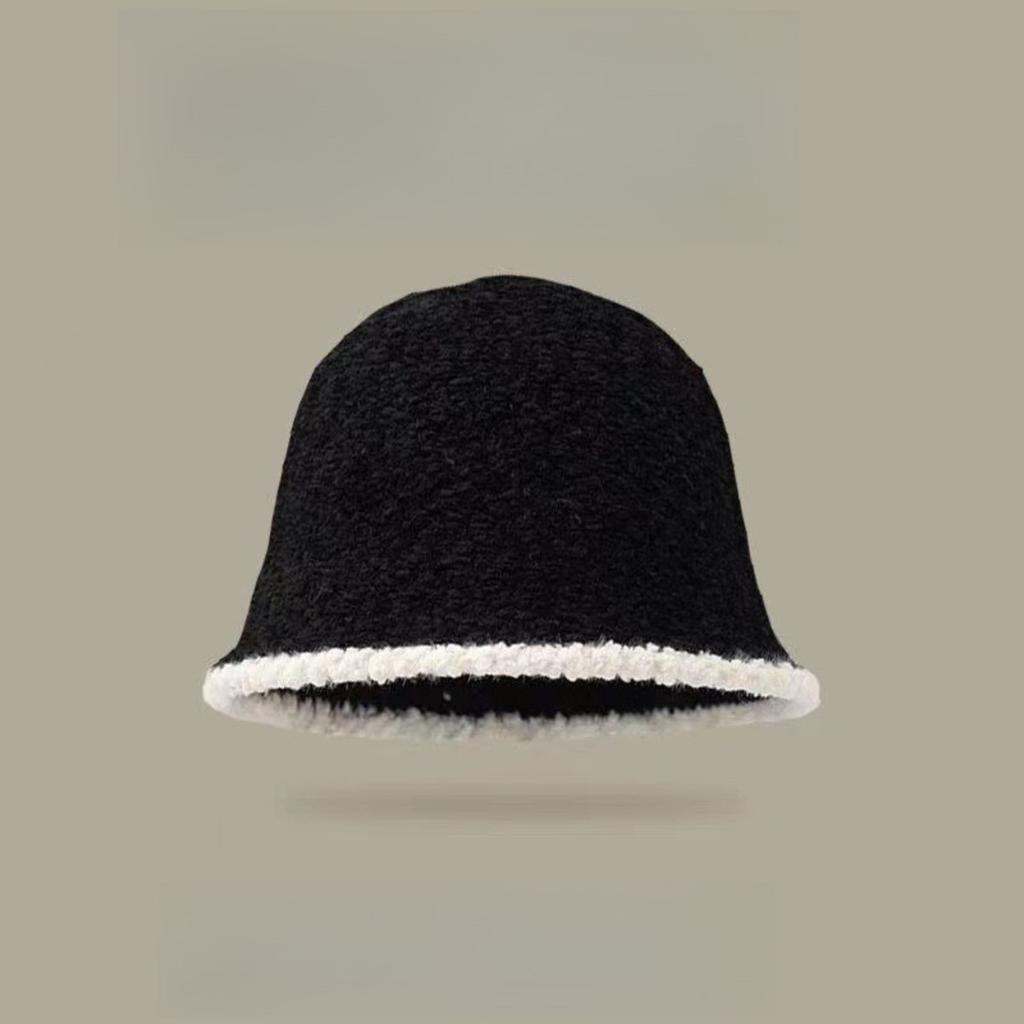 Cotton Hat, Women's Hat, Warm Hat, Plush Hair, Bucket Hat