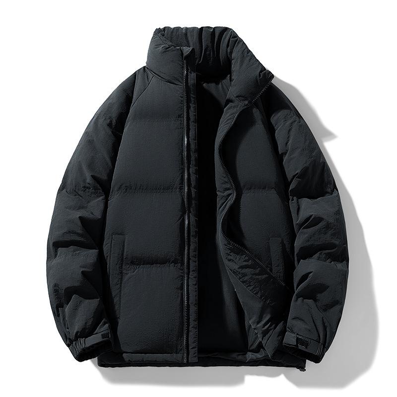 2025 winter new down jacket men's trend short couple style loose 90 fleece warm and comfortable jacket for men
