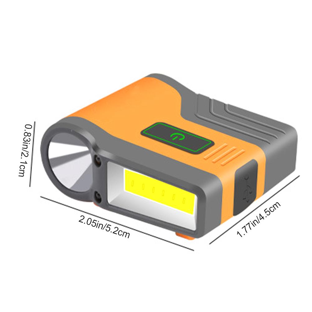 COB Flood Headlamp Sensor  Flashlight LED Waterproof Headlight for Outdoor Fishing Running Cycling Camping