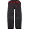 Supreme Leopard Faux Fur Loose Fit Jean Washed Black