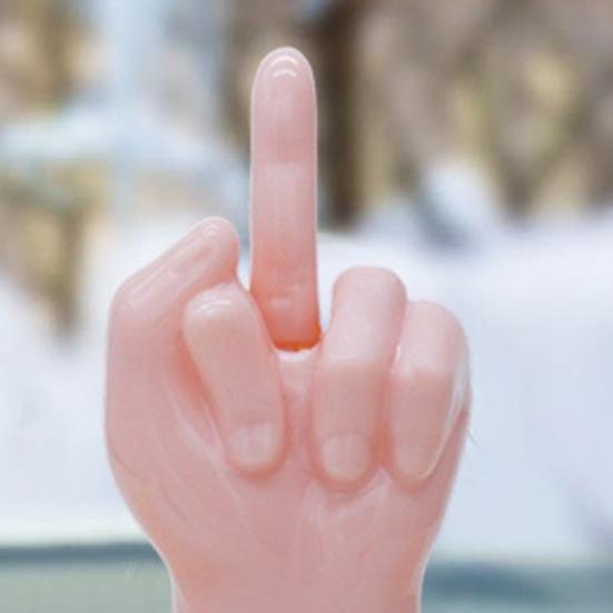 Solarbetriebener Finger schüttelnder Autoschmuck Armaturenbrettdekoration Wackelspielzeug Heim- Bürodekor Gadgets