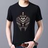Casual Travel Sports Breathable Quick-drying O-neck Men's Top  T-shirt Summer Popular Pirate Skull Pattern Printed Shirt