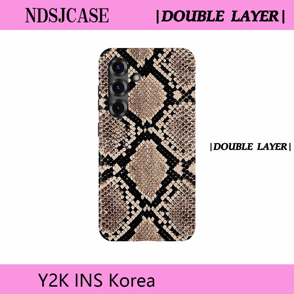 

Luxury Clmj SWAG Rebel Skin Phone Case for Samsung Galaxy A56 S20 S23 S24 S25 S26 FE Plus Ultra Edge 4G 5G Double-layer Cover S24 5G