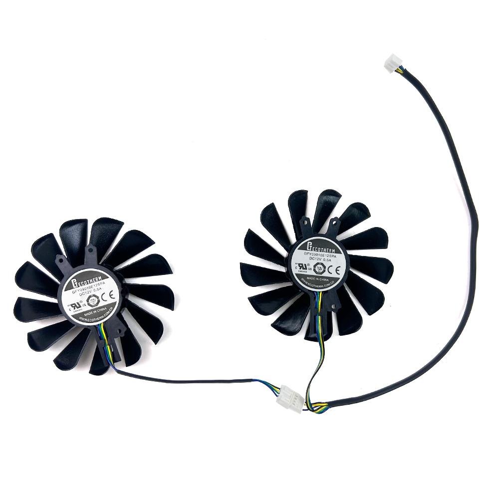 NEW Cooling Fan 85mm 4pin AMD RX580 GPU FAN For MLLSE SOYO PELADN RX 580 8GB RX 5500XT RX6600M video card fans