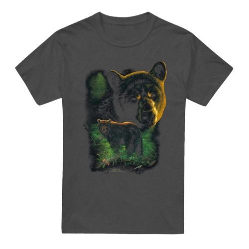 Wild Wings Unisex Adult Wildlife Black Bears T-Shirt