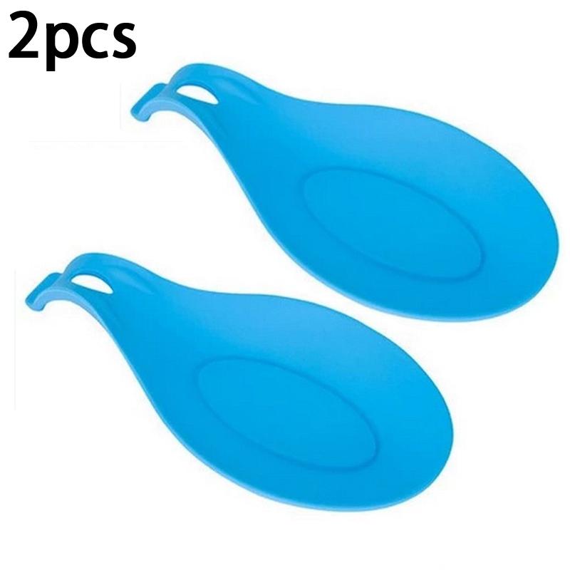 Ceramic Spoon Rest Large Utensil Holder Heat Resistant for Cooking Coffee Kitchen Non Slip Surface