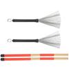 Drum Stick Brush Set Jazz Retractable Metal Wire 19 Beam Rod + Plush Bag Percussion Accessories