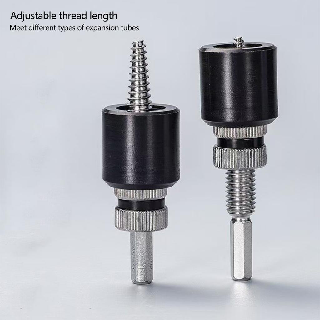 Extractor de șuruburi cu tub de expansiune pentru șuruburi și prezoane deteriorate și rupte cu designuri reglabile pentru utilizare multifuncțională