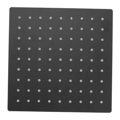 Stainless Steel Rainfall Shower Head Bathroom Square Top Ceiling Mount Showerhead G1/2in Thread