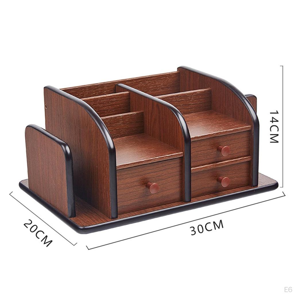 Desktop Office Supply Organizer Holder Cosmetic Storage Box for Bathroom