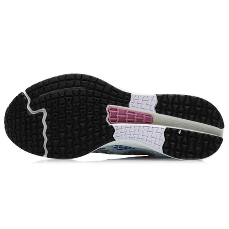 Li Ning Red Hare 4 V2 Cushioning Slip Resistant Low Top Running Shoes Women's Blue White ARMQ012-2