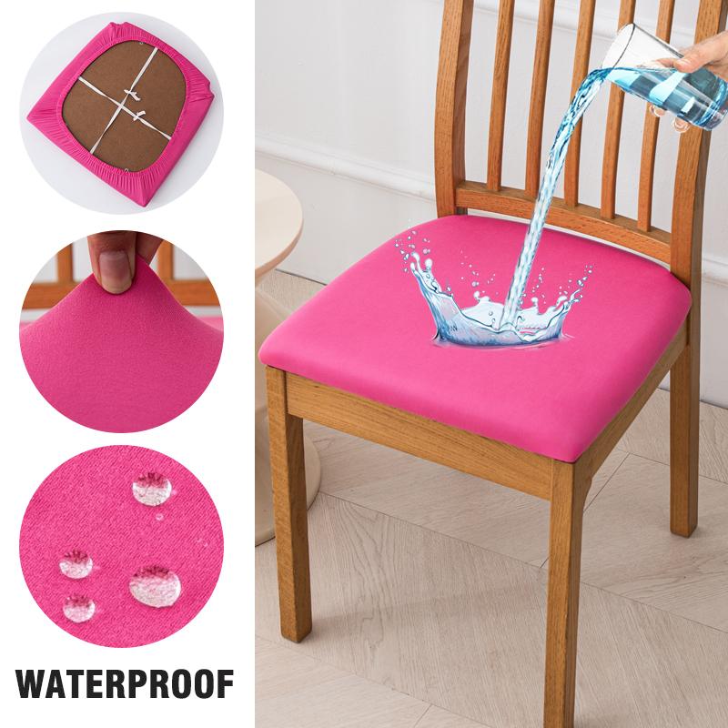 Waterproof Seat Covers For Dining Room Elastic Chairs Covers Dining Chair Cover Washable Seat Case For Kitchen,El,Restaurant