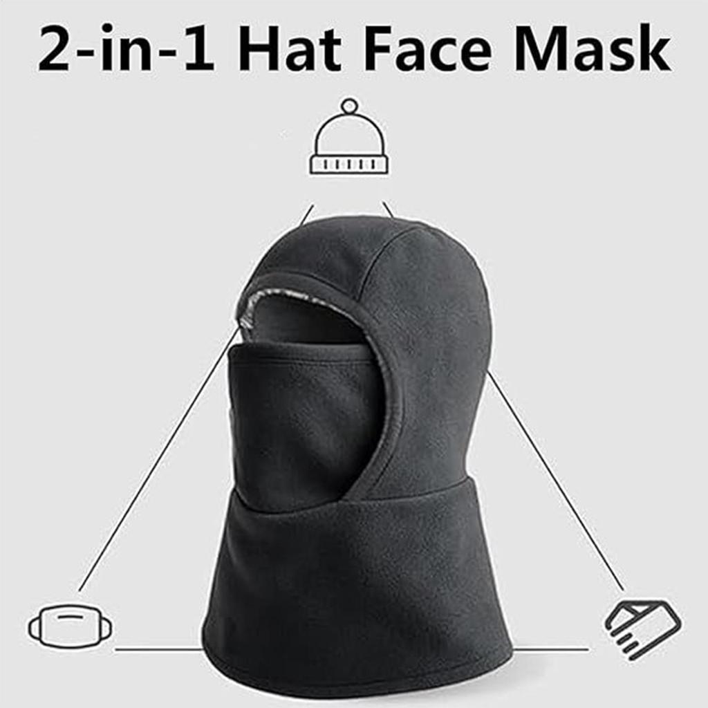 Ski Face Cover Windproof Waterproof Thermal Hat Outdoor Snow Warm Hat Skiing Hood For Women Adults Outdoor Motorcycle Cycling