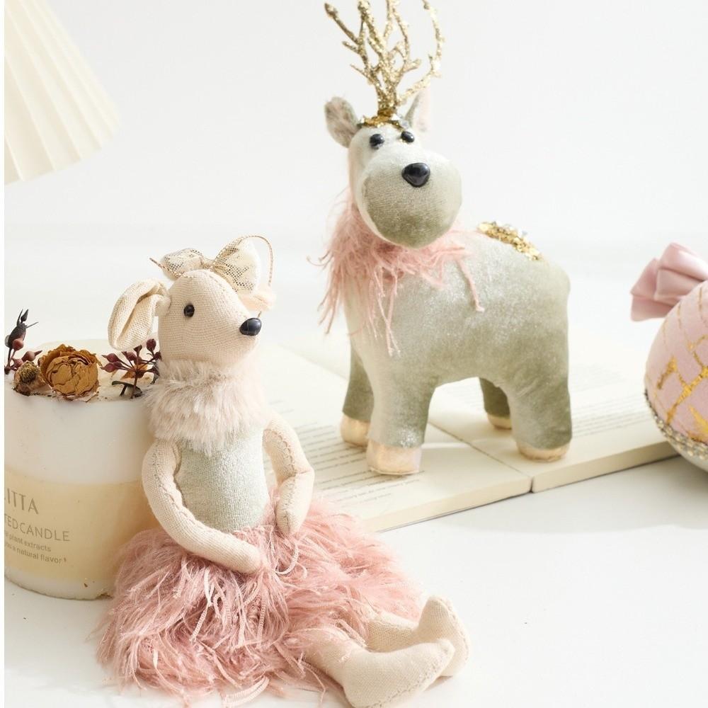 Flanell Weihnachtsbaumschmuck Großer Leichter Weihnachtsschmuck Schwan Hirsch Weihnachtsbaum Hängender Schmuck