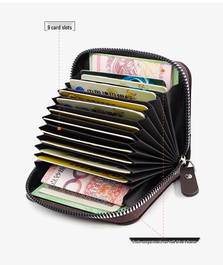 In Stock: 2023 Urban Minimalist PU Leather Card Holder - European & American Style